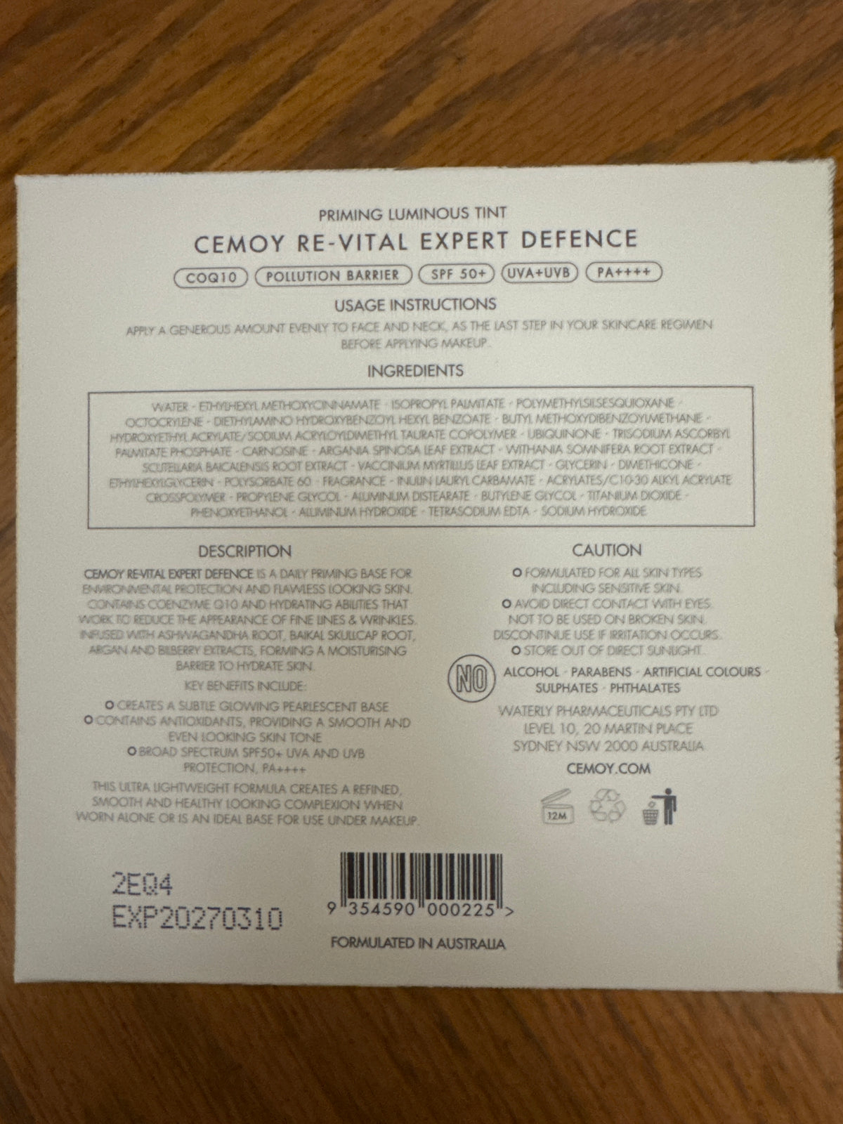 Cemoy Priming Luminous Tint